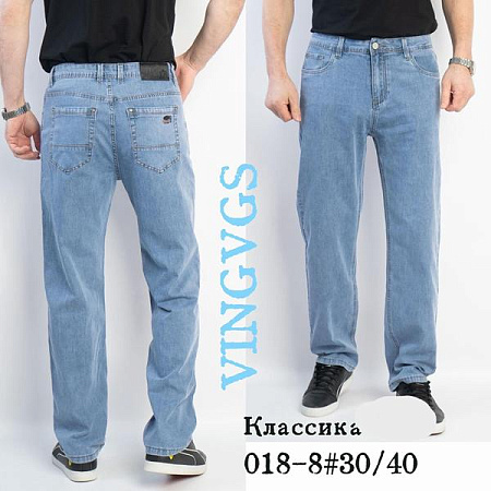 Джинсы Vingvgs 018-8 l.blue - делук