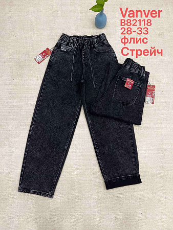 Джинсы Vanver B82118 black - делук