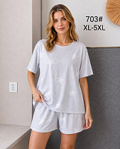 Пижама Romeo Life 703 grey - делук