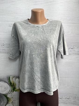 Футболка New Season 8442 l.grey - делук