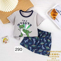 Пижама Фунтик 290-2 grey - делук