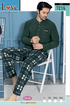 Пижама Romeo Life 7215 green - делук