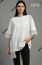 Футболка Met&March 1810 white - делук