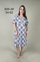 Ночнушка Brilliant B625-3 blue - делук