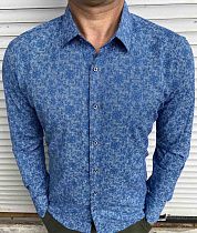 Рубашка Nik 33969 blue - делук