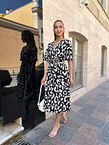 Платье Arina 2353 white - делук