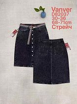 Юбка Vanver D82037 black - делук
