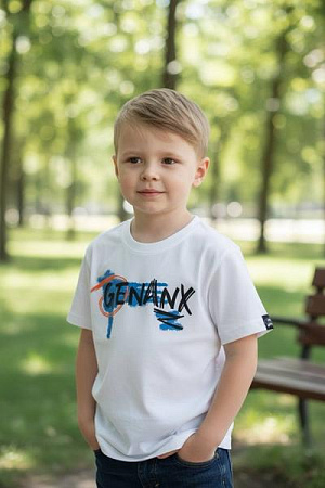Футболка Delfinka 6025 white - делук