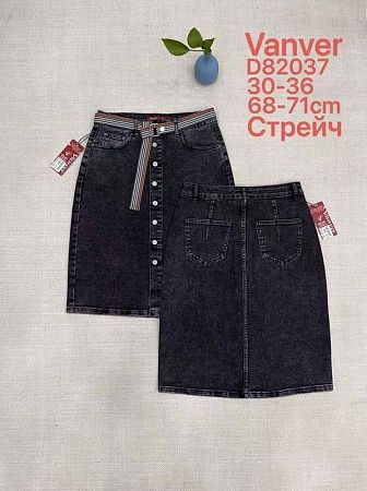 Юбка Vanver D82037 black - делук