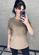 Футболка Levisha 25106 beige Футболка Levisha 25106 beige - делук