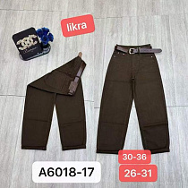 Штаны Prenses A6018-17 brown - делук