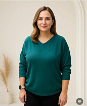 Свитер Levisha 25508 green - делук