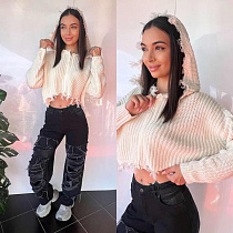 Кофта Three Black Women TB86 beige - делук