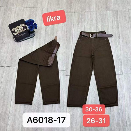 Штаны Prenses A6018-17 brown - делук