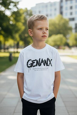 Футболка Delfinka 6052 white - делук