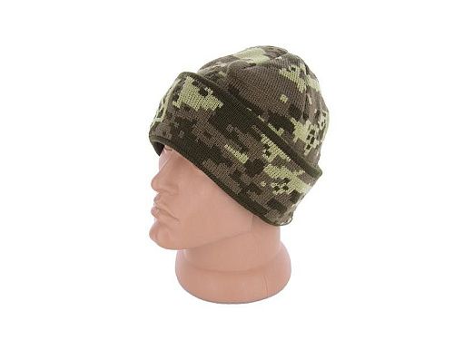 Шапка Red Hat Clothes KA633-1 khaki фліс - делук