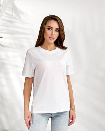 Футболка Lelis 1128 white - делук