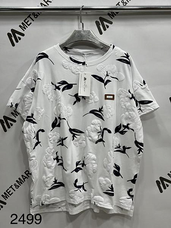 Футболка Met&March 2499-1 white - делук