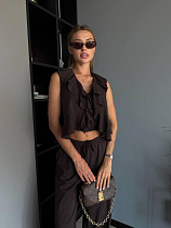 Костюм Akulova 436 chocolate - делук