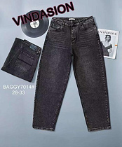 Джинсы Vindassion 7014 d.grey - делук