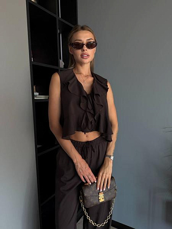 Костюм Akulova 436 chocolate - делук