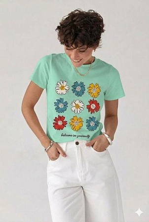 Футболка Iraopt IR222 mint - делук