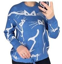 Свитер Novetly Store 25402 l.blue - делук