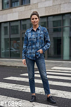 Рубашка Kosta 16893 blue - делук