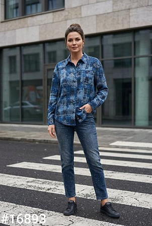 Рубашка Kosta 16893 blue - делук