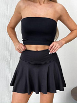 Юбка-Шорты Arina 3103 black - делук