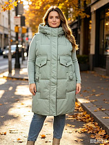 Жилетка Jacket M6602 mint - делук