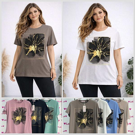 Футболка Lola LL604 mix - делук