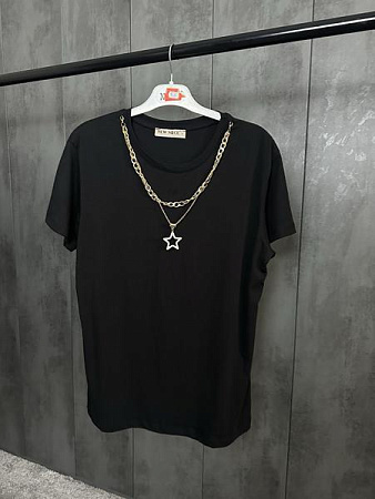 Футболка Nefertiti NF247 black - делук
