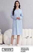 Ночнушка Romeo Life 70196 l.blue - делук