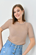 Футболка Karon 10708 beige - делук