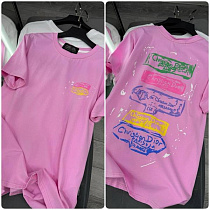 Футболка Lovekan 1529 pink - делук