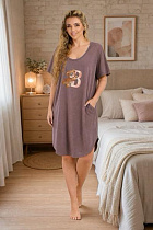 Ночнушка Trikotag T1391 brown - делук
