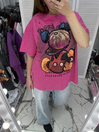 Футболка Karon 6076 pink - делук