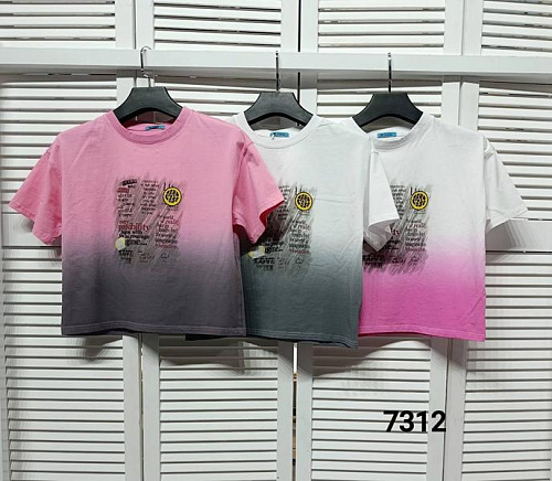 Футболка Mmc Clothes 7312 white-pink - делук