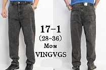 Джинсы Vingvgs 17-1 grey - делук