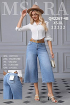 Бриджи Jeans Club QR2267-4B l.blue - делук