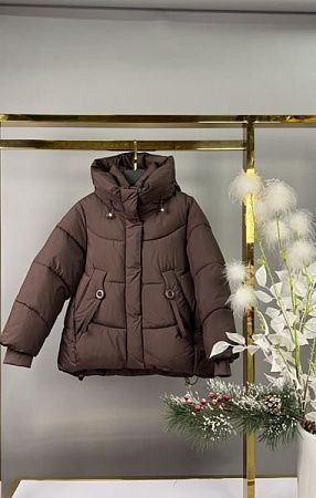 Куртка Delfinka YS14 brown - делук