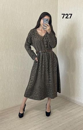 Платье Fsn 727 khaki - делук