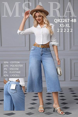 Бриджи Jeans Club QR2267-4B l.blue - делук