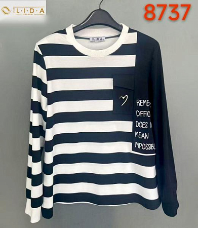 Свитер Lida 8737 black - делук