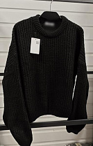 Свитер Lora LR557 black - делук