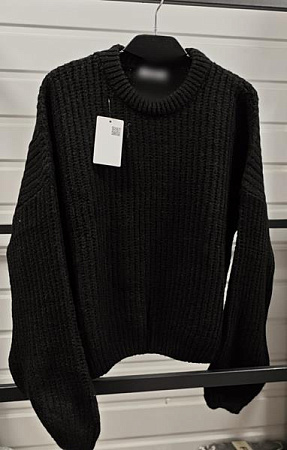 Свитер Lora LR557 black Свитер Lora LR557 black - делук