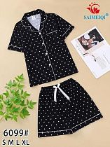 Пижама Saimeiqi 6099 black - делук