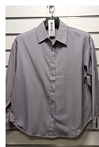 Рубашка Base A6503-0 grey - делук