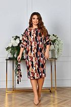 Платье Arina 2427 brown - делук